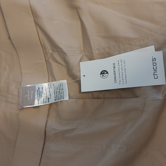 Chicos women's size 2 khaki capris - Picture 2 of 2